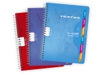 Cahier de textes reliure intégrale 7000 17x22 cm 148 pages grands carreaux 70 g