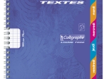 Cahier de textes reliure intégrale 7000 17x22 cm 148 pages grands carreaux 70 g