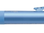 PILOT Stylo Roller FriXion Ball 4 Couleurs (noir, bleu, rouge, vert) - Roller encre gel - Pointe Fine 0,5mm- Corps bleu irise