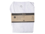 WONDAY Blouse à manches longues Blanche en tissu 100% Coton 3 poches, Taille M