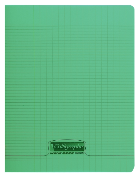 Cahier piqué 8000 POLYPRO 24x32 cm 48 pages grands carreaux 90 g