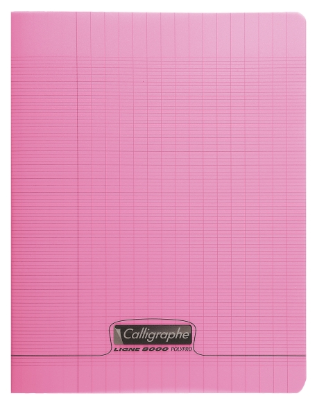 Cahier piqué 8000 POLYPRO 17x22 cm 96 pages grands carreaux 90 g